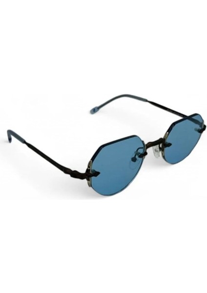 ST808 Unisex Güneş Gözlüğü UV400 Mavi Cam Kahverengi Çerçevesiz fiyatları