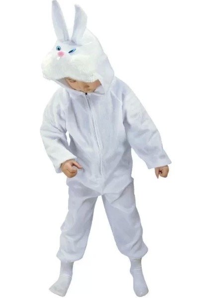 Çocuk Tavşan Kostümü Beyaz Renk 3-5 Yaş 100 cm modelleri