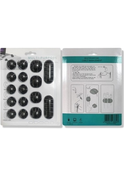 Kablo Düzenleyici Set 16 Parça