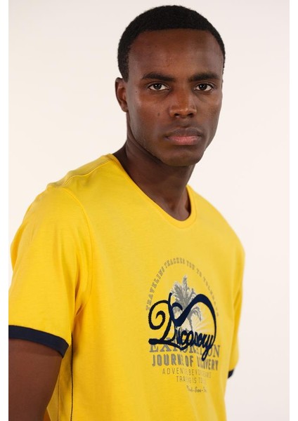 Erkek Bisiklet Yaka Tişört Y22344400601 indirimleri