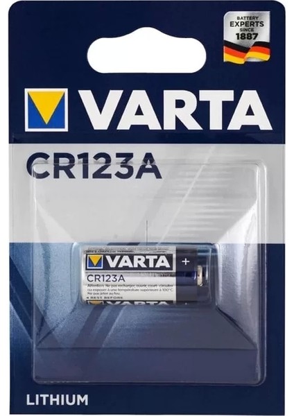 CR123A Profesyonel Lityum Pil