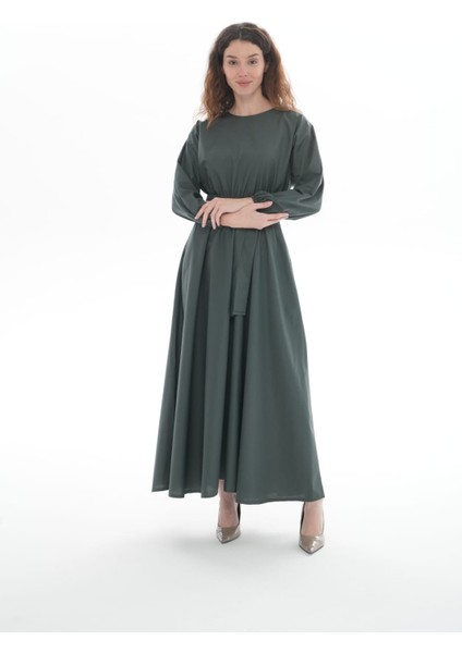 Tricone Mevlana Etek Tesettürlü Elbise