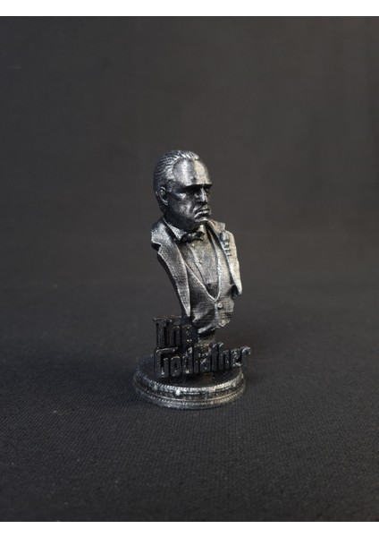 Godfather Büst Gümüş Eskitme Efsane Detaylar 9 cm fiyatları