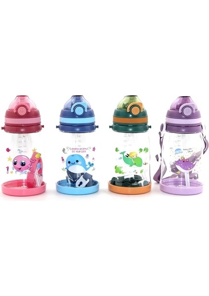 Renkli Pipetli Suluk 550 ml ALK2969