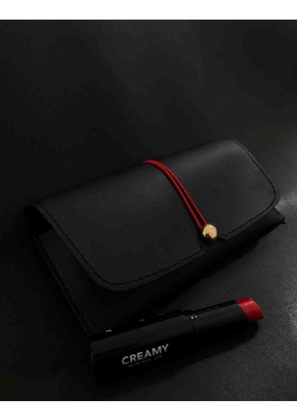Siyah Lastikli Gözlük Kılıfı modelleri
