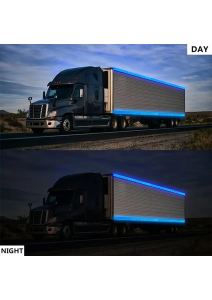 Yapışkanlı 50 Metre Mavi Renk Şerit Bant Parlayan Reflektörlü En 5 cm Onaysız Reflektif Ikaz Bandı