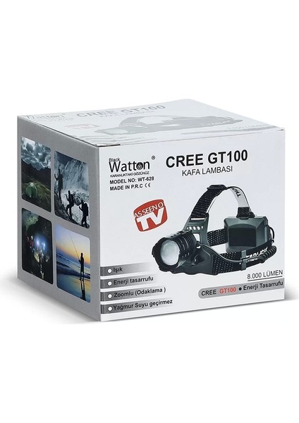 GT100 LED Şarjlı Kafa Lambası WT-628 indirimleri