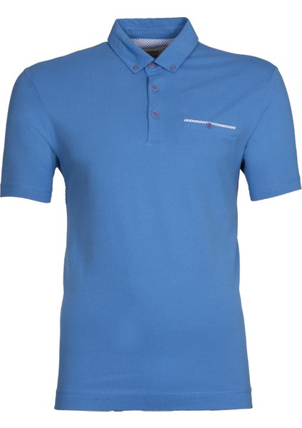 Erkek Basic Slim Fit Polo Yaka Tişört Y9TYO7968