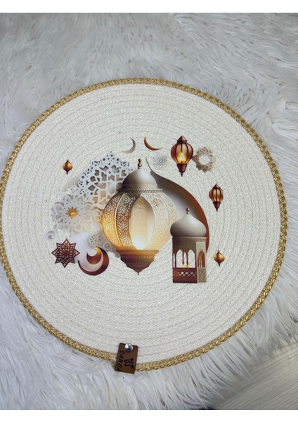 Ramazan Temalı Baskılı Supla Takımı Sofra Sunum Amerikan Servis fiyatları
