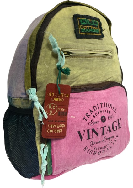Tek Bölmeli Vintage Disayn Günlük Gezi Okul Sırt Çantası North Dakato Bag Brand 30X43CM