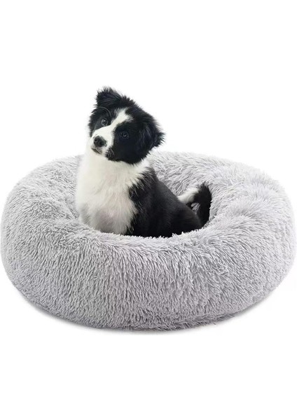 Köpek Ve Kediler İçin Yıkanabilir Yuvarlak Pet Yatak S-M-L