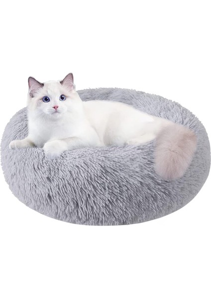 Köpek Ve Kediler İçin Yıkanabilir Yuvarlak Pet Yatak S-M-L