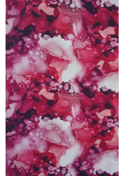 Ebruli Desen Kırmızı/pembe Şal fırsatları