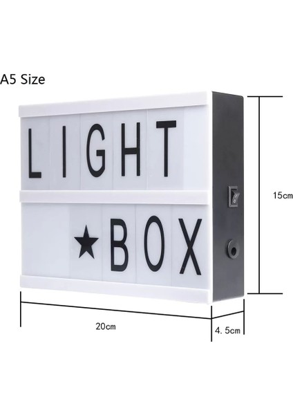 A5 LED Işıklı Yazı Panosu Lightbox modelleri