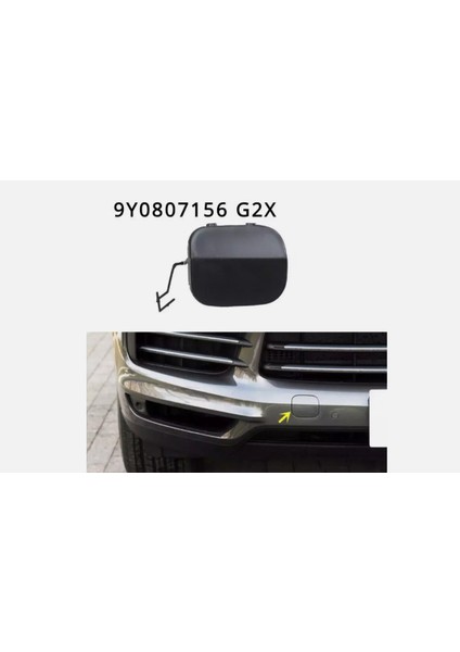 9Y0807156 Çeki Demir Kapağı Ön Sağ Cayenne 2018>> modelleri