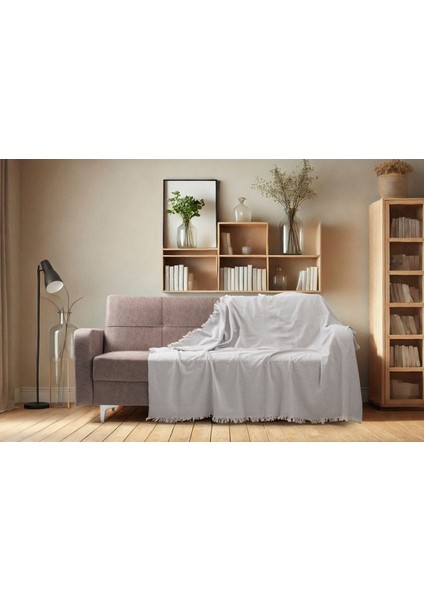 Pamuklu Kaymaz Koltuk Çekyat Örtüsü&koltuk Şalı 170X210