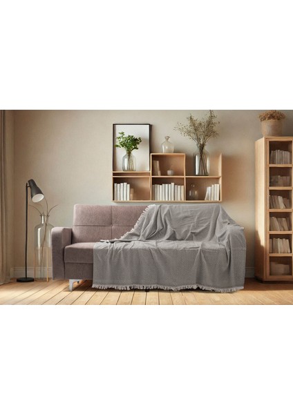 Pamuklu Kaymaz Koltuk Çekyat Örtüsü&koltuk Şalı 170X210