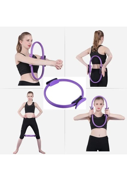 Dura-Strong 38 cm Pilates Egzersiz Çemberi Deluxe Tutamaçlı Göğüs Çemberi (Sihirli Yoga Halkası) modelleri