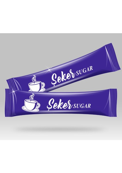 Stick Şeker Özel Üretim Desenli Tasarım E (Mavi Beyaz) x 1 Adet