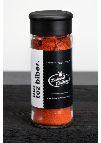 Acı Kırmızı Toz Biber 45 gr (Cam)