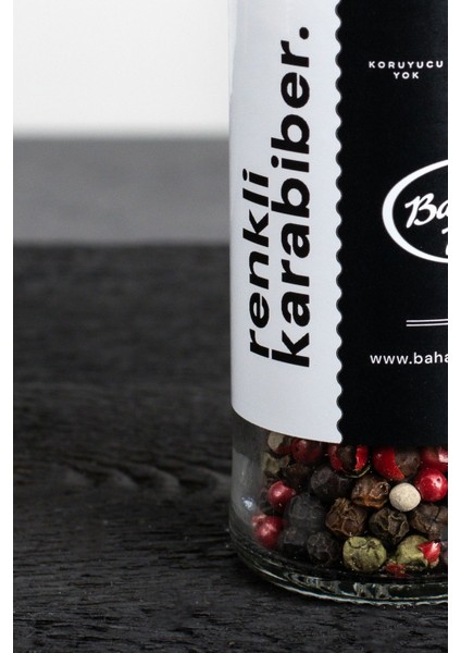 Renkli Karabiber 50 gr (Değirmen Kapak) fiyatları
