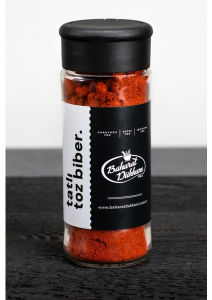 Tatlı Kırmızı Toz Biber 45 gr (Cam)