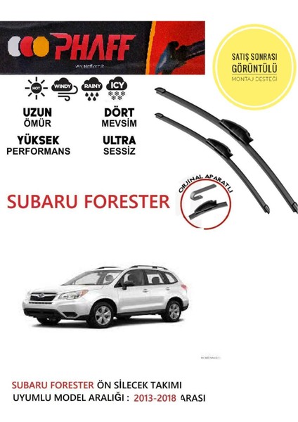 Subaru Forester 2008-2012 Arası Muz Silecek Takımı Araca Özel Aparat fiyatları