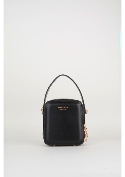 Kadın Siyah 3 Bölmeli Astarlı Suni Deri Ayarlanabilir Askılı Fermuar Kapama El ve Omuz Çantası fiyatları