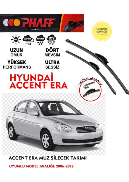 Hyundai Era Cam Silgeç Takımı Araca Özel (2006-2012) Arası