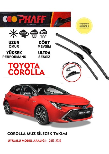 Toyota Corolla Muz Silecek 2019-2024 Arası Araca Özel Aparat fiyatları