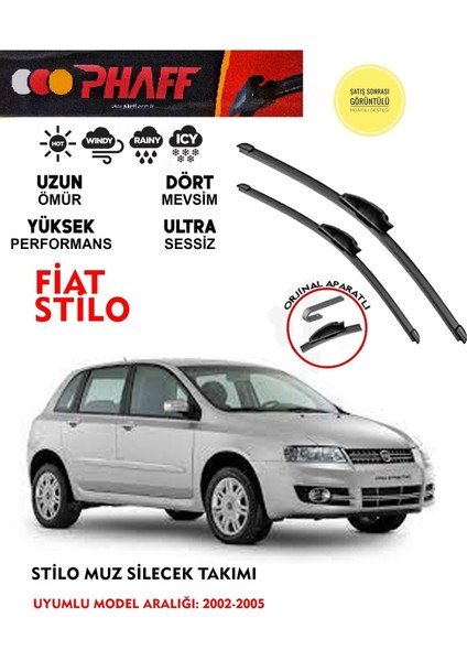 Fiat Stilo 2002-2005 Ön Muz Silecek Takımı