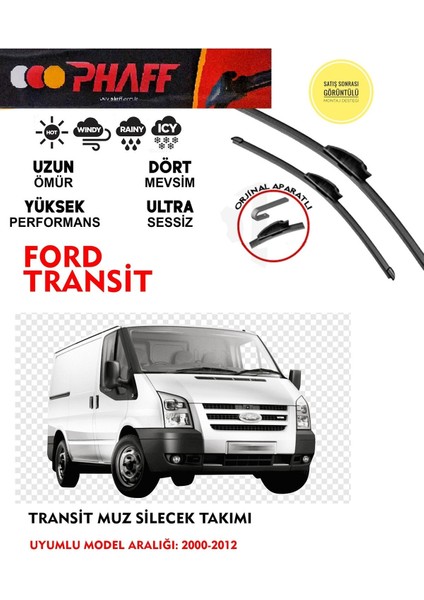 Ford Transit Muz Silecek Takımı Araca Özel Aparat (2000-2012)
