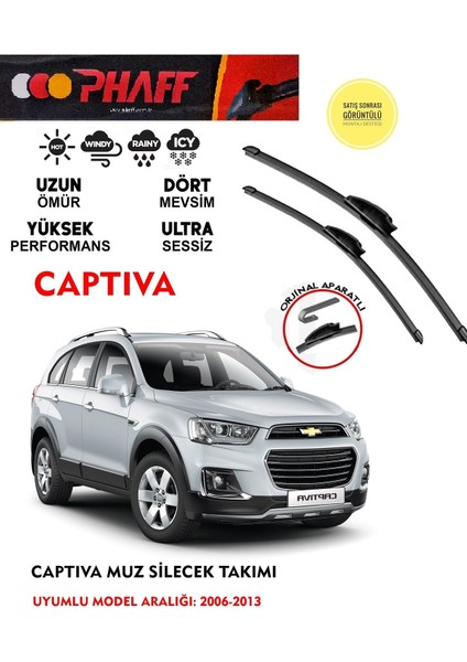 Chevrolet Captiva Ön Muz Silecek Takımı (2006-2013) Arası