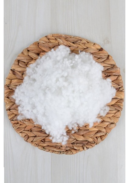 %100 Boncuk Silikon 1 kg Elyaf Yastık Yorgan Oyuncak Dolgu Malzemesi