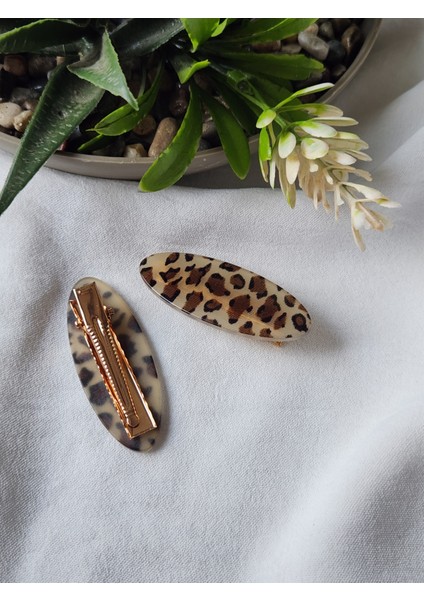 Leopar Desen Pens Kadın Yan Toka fırsatları