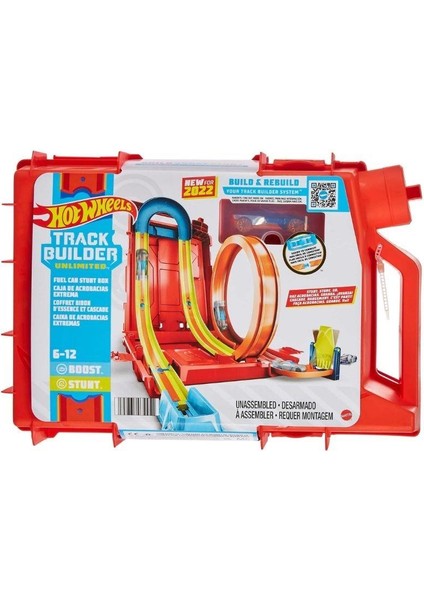 Hot Wheels Track Builder Benzin Bidonu Akrobasi Seti
