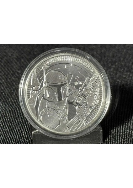 2020 Niue Star Wars - Boba Fett 1 Oz Gümüş Hatıra Parası (999 Saf Gümüş)