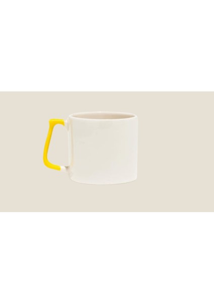 Latte Fincanı T Kulp Mavi