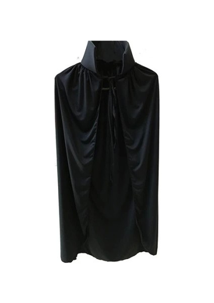 Siyah Yakalı Dracula Pelerini