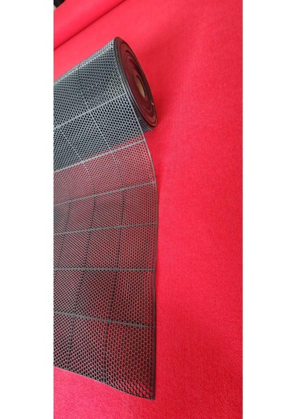 Pvc Paspas Siyah Yeni Islak Zemin Kare Petek Mat Kaymaz Banyo Paspas