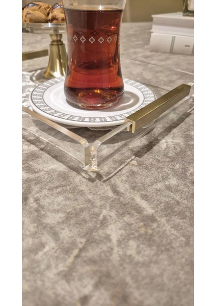 Agbtrend Gold Lıne Tray -S- Dekorasyon ve Sunum Tepsisi modelleri
