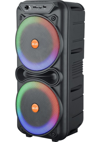 PL-4544 Bt/sd/aux Girişli Işıklı Bluetooth Speaker (CA-8801)