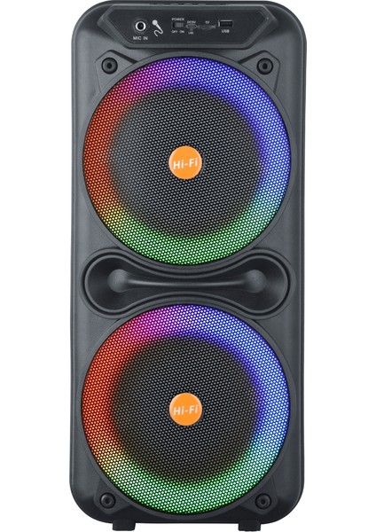 PL-4544 Bt/sd/aux Girişli Işıklı Bluetooth Speaker (CA-8801)