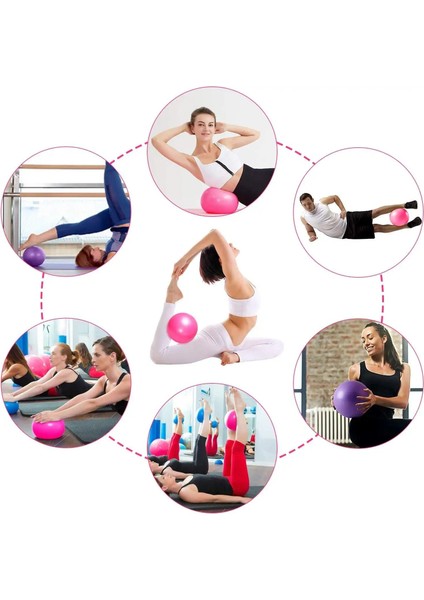 25 cm Dura-Strong Mini Pilates Yoga Egzersiz Topu (Pipetli - Şişirilebilir) fırsatları