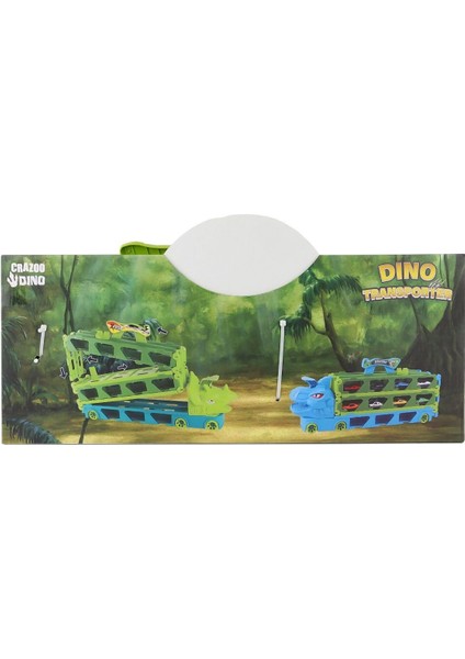 4529 Dino Transporter Yarış Pisti + 4 Araç -Sunman