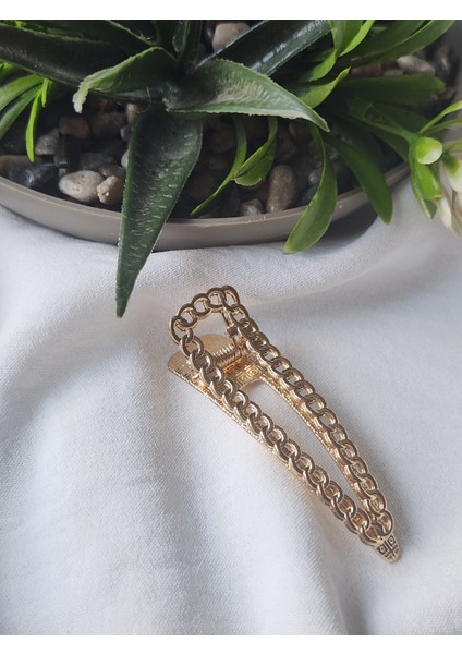 Zincir Model Gold Metal Yan Toka