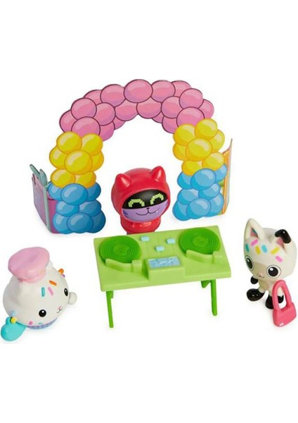 6069141 Gabbys Dollhouse Hayal Evi Pandi Patinin Doğum Günü Seti