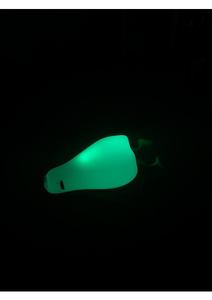 LED Işıklı Silikon Ördek Yumuşak Dokulu USB Şarjlı Renk Değiştiren Başucu Gece Lambası