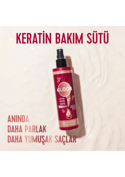 Brezilya Keratin Terapisi Saç Bakım Seti Şeffaf Renk 2'li Set Anında Parlaklık fırsatları