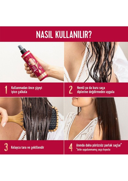 Brezilya Keratin Terapisi Saç Bakım Seti Şeffaf Renk 2'li Set Anında Parlaklık indirimleri